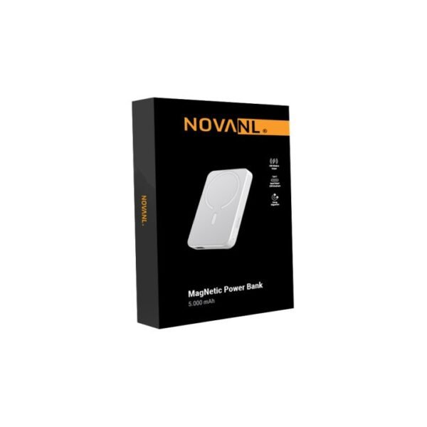 PowerUp MagNetic (5000mAh) Power Bank White